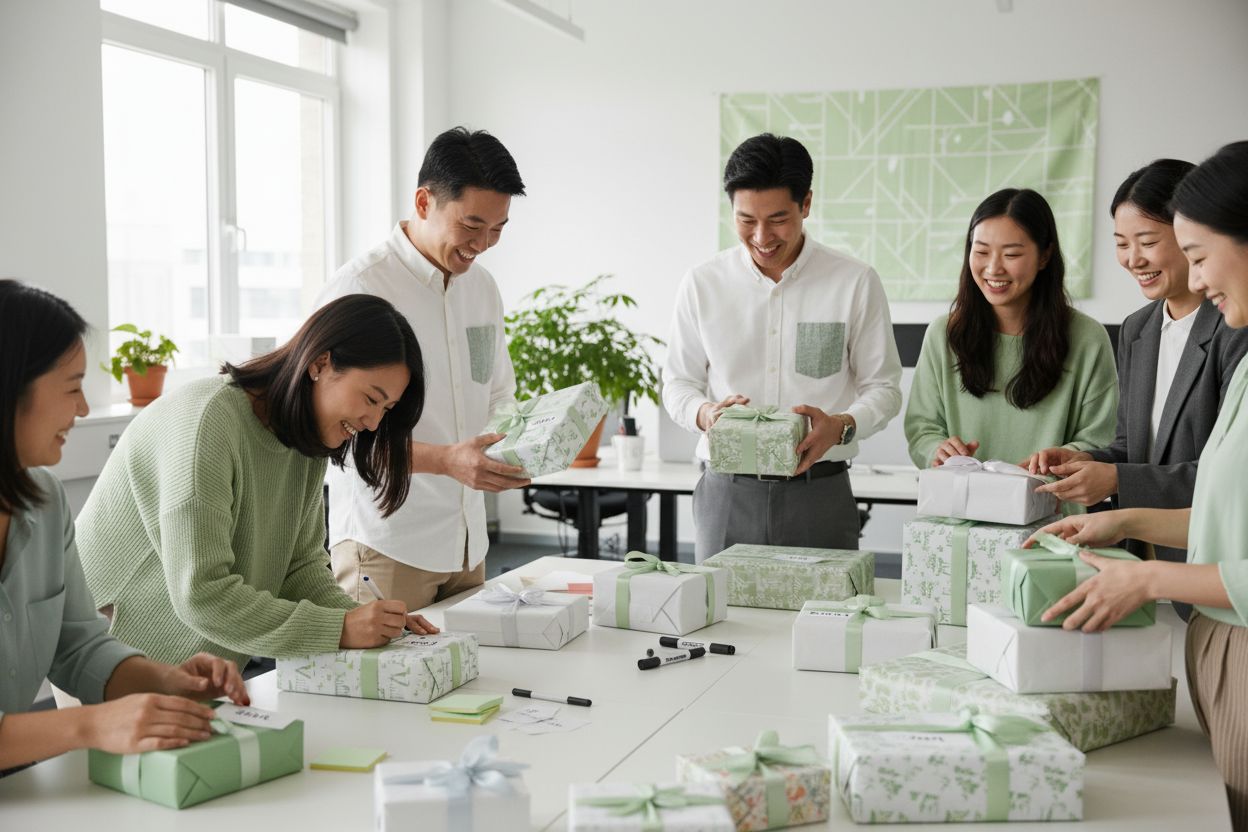 corporate gift labels organization