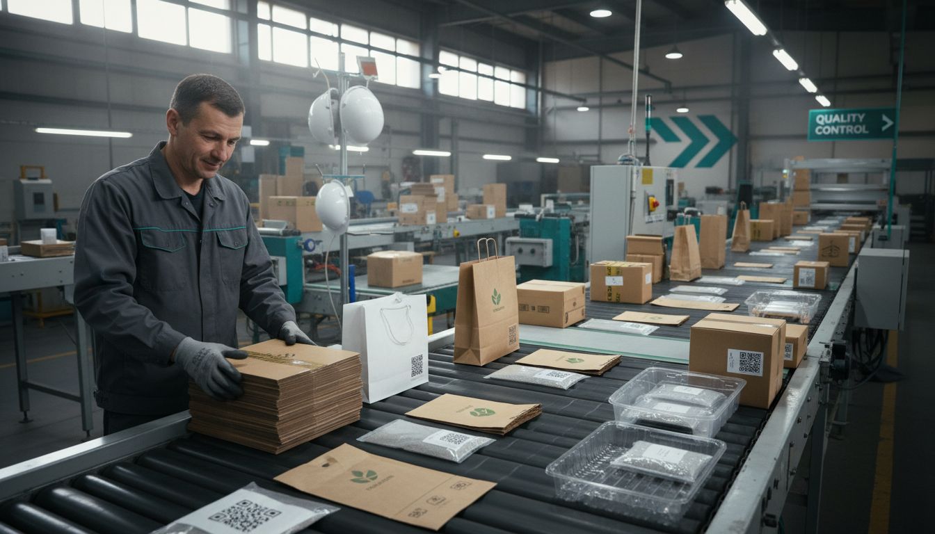 verpakkingen fabriek controle