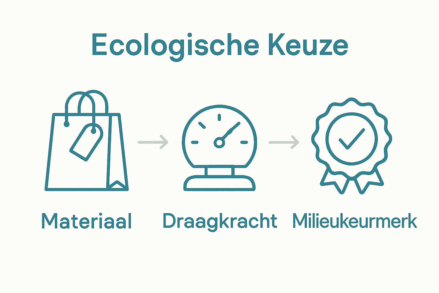 Infographic vergelijkt materiaal, draagkracht en milieukeur van papieren tassen.