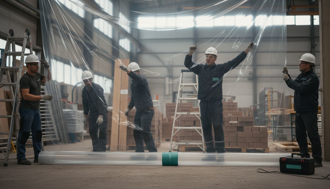 bouw transparante folie