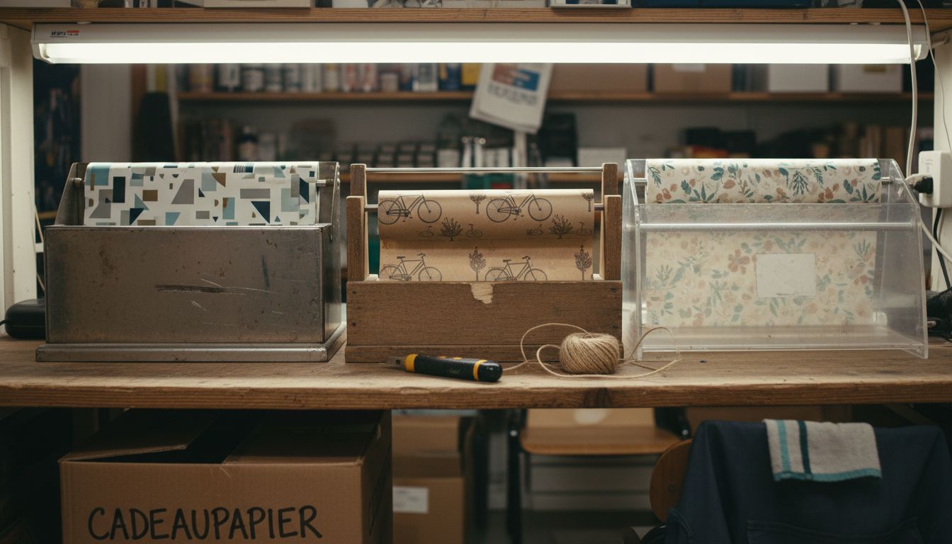 Drie soorten cadeaupapierhouders onder de loep: welke past het beste bij jou?