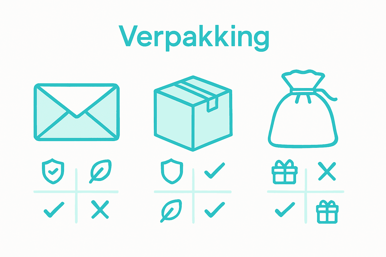 Infographic: een overzicht van verschillende verpakkingsmaterialen