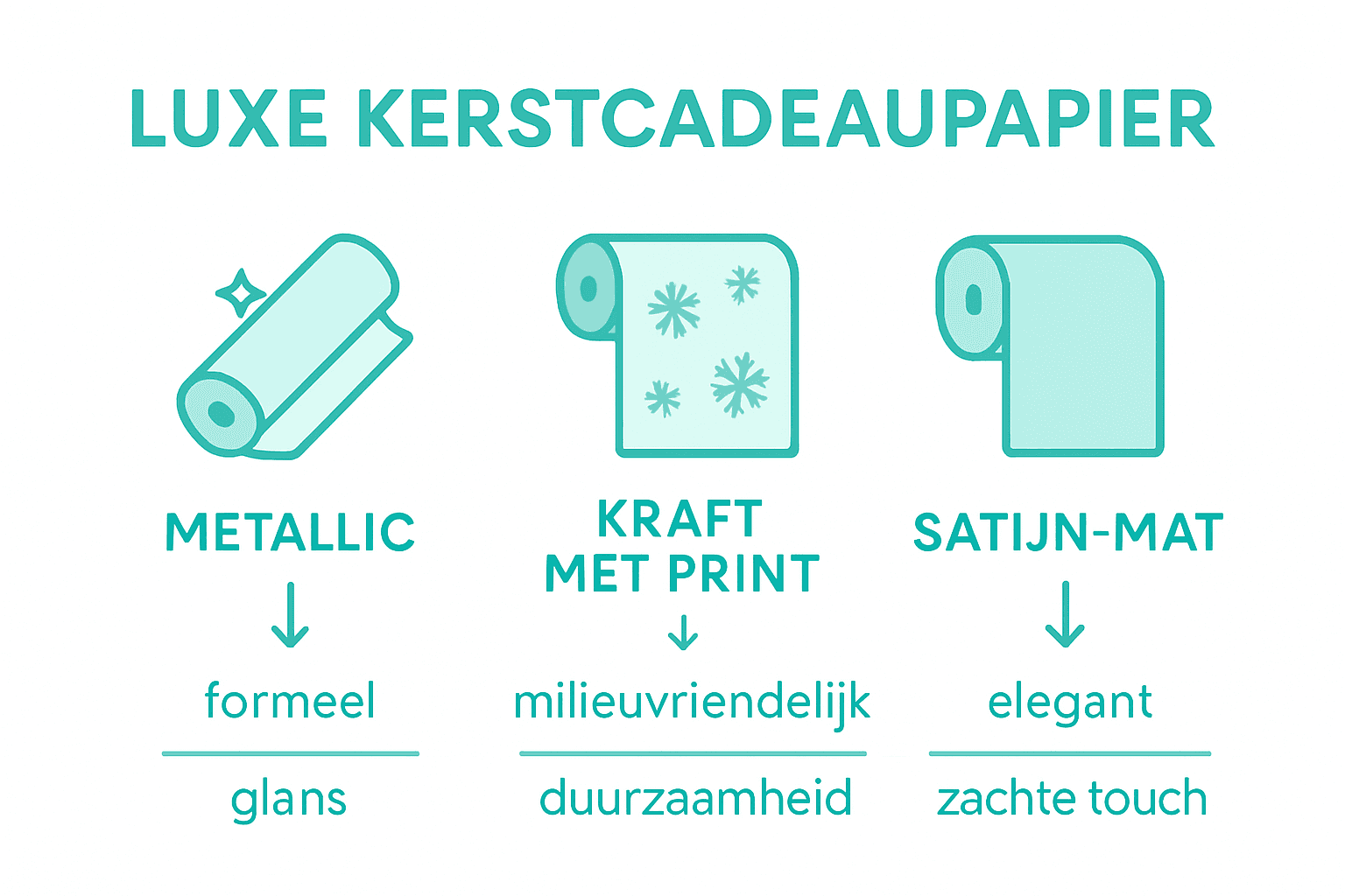 Luxe kerstcadeaupapier: welke soorten zijn er en wat zijn de verschillen?