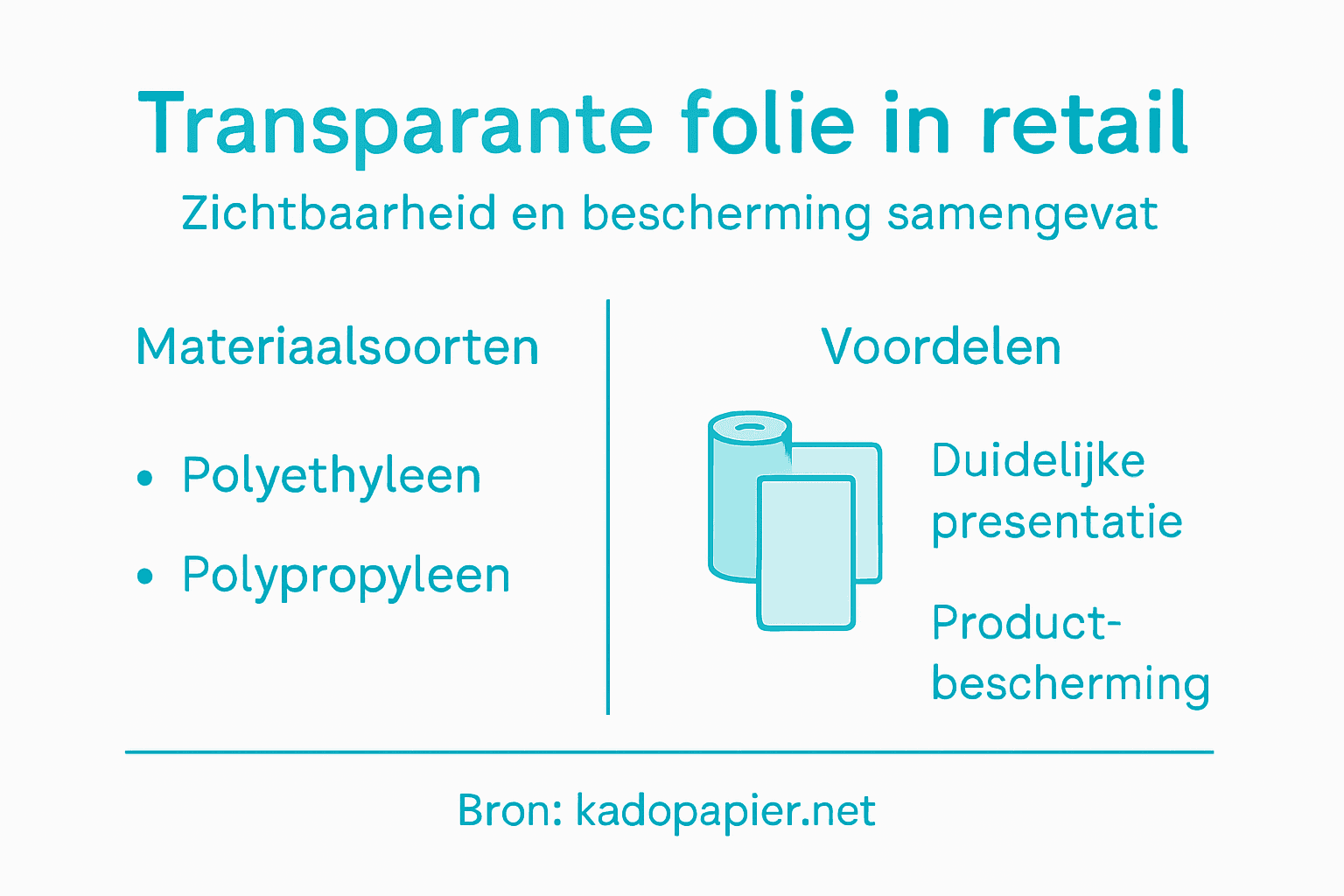 Infographic: transparante folie als slimme oplossing voor de retail