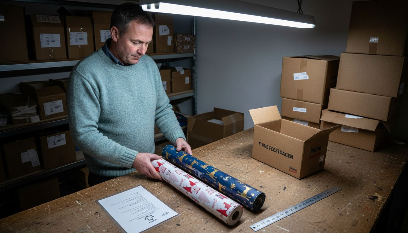 Hema onderzoekt de duurzaamheid van haar kerstinpakpapier.