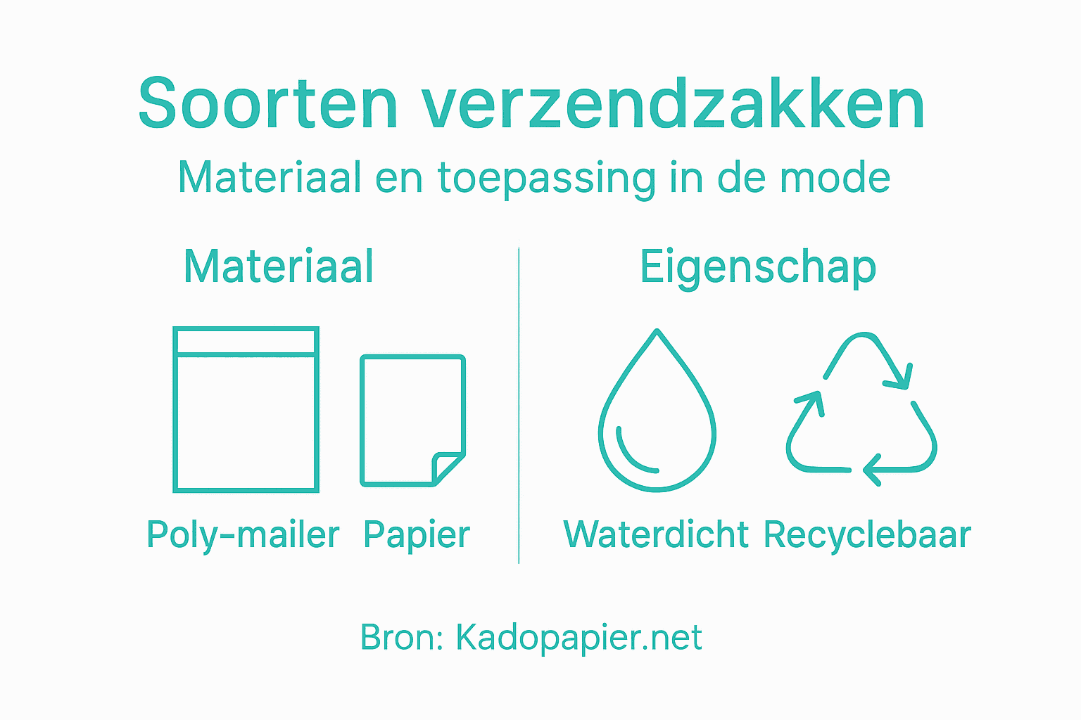 Overzicht: welke materialen zijn er voor verzendzakken en wat zijn hun belangrijkste eigenschappen?