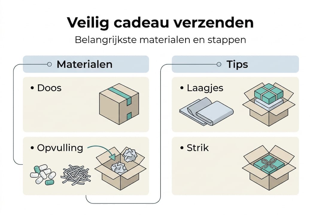 Belangrijkste tips voor het veilig versturen van een cadeau (infographic)
