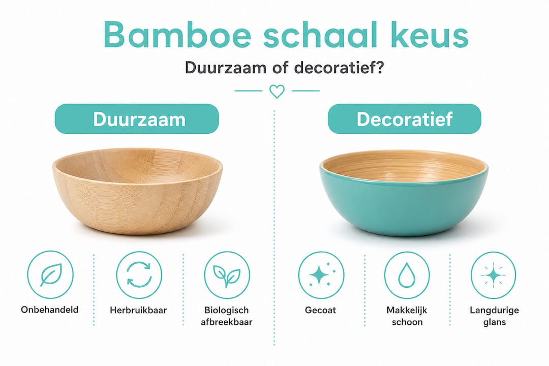 Infographic: Bamboe schaal – duurzaam gebruik of puur voor de sier?