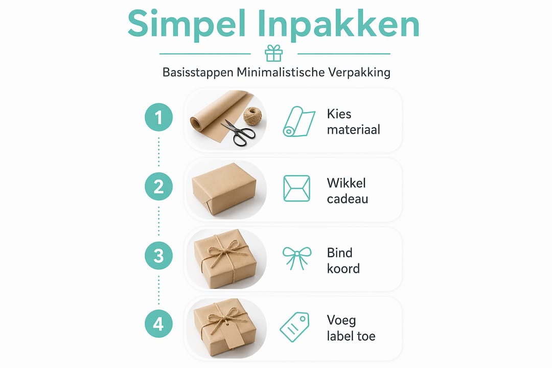 Infographic: zo pak je minimalistisch in, stap voor stap