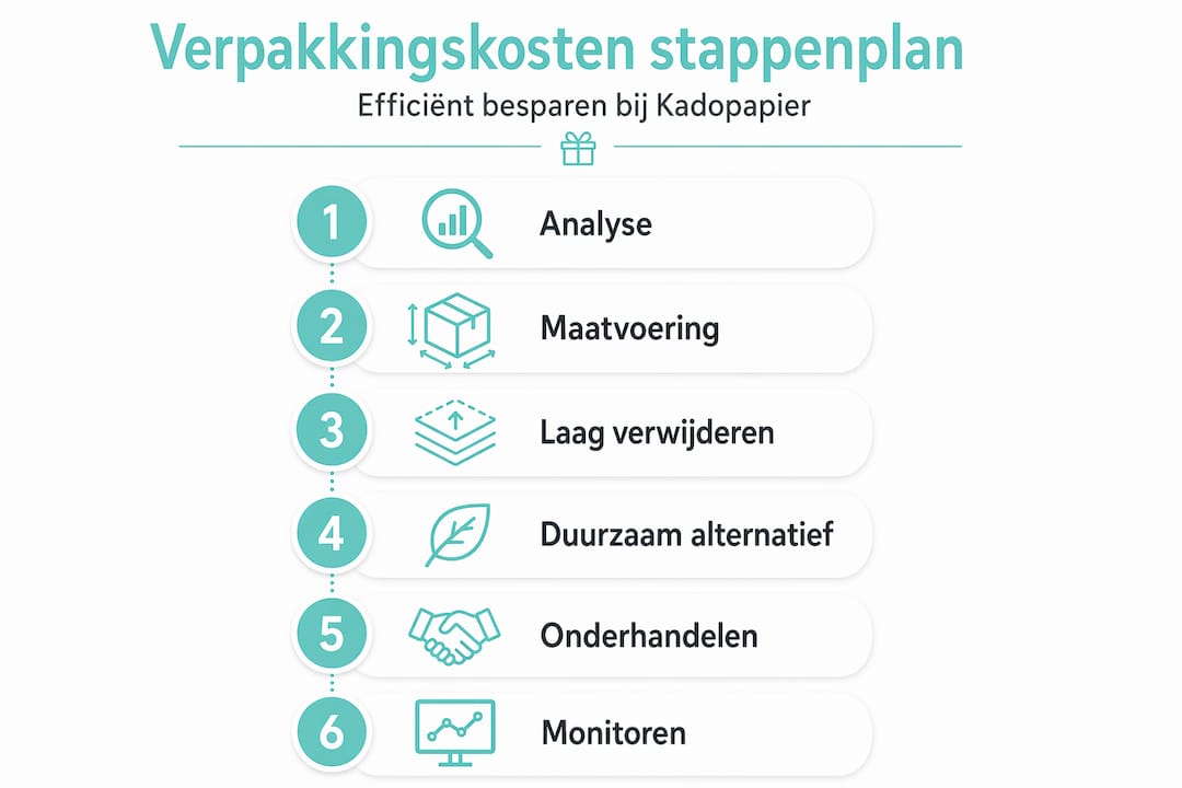 Infographic: in een paar stappen besparen op je verpakkingskosten