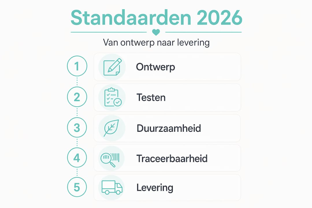 Infographic: stappenplan voor luxe verpakkingsnormen in 2026