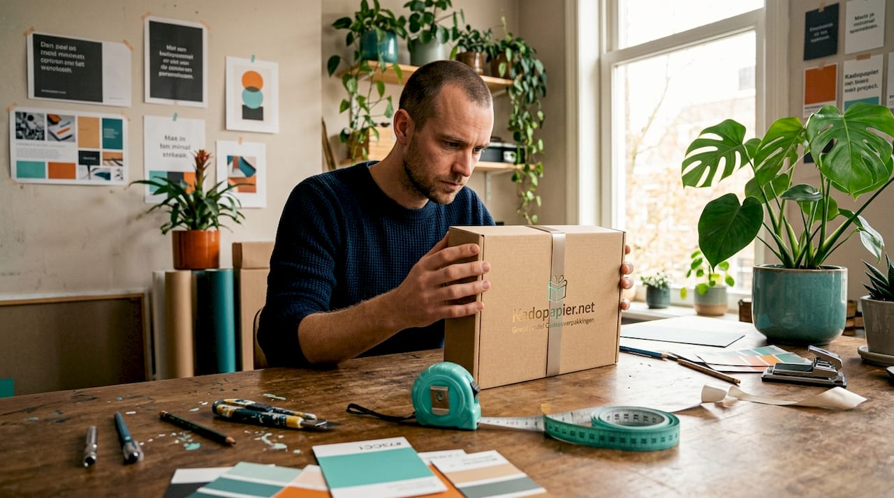 Designer onderzoekt het effect van contrast in luxe verpakkingen