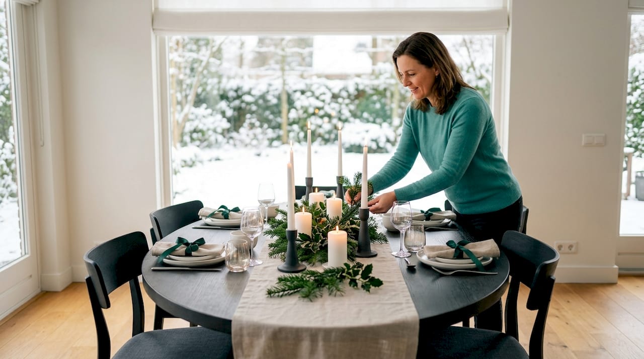 De kersttafel wordt dit jaar niet alleen gezellig, maar ook nog eens leerzaam aangekleed.