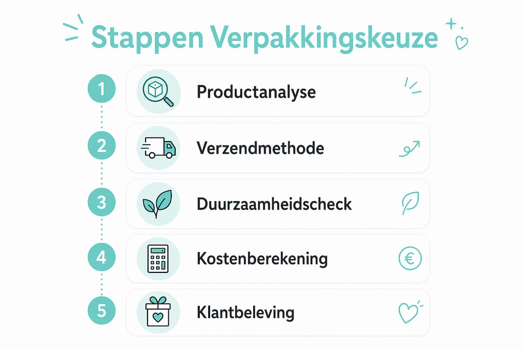 Handige infographic: zo kies je stap voor stap de juiste verpakking