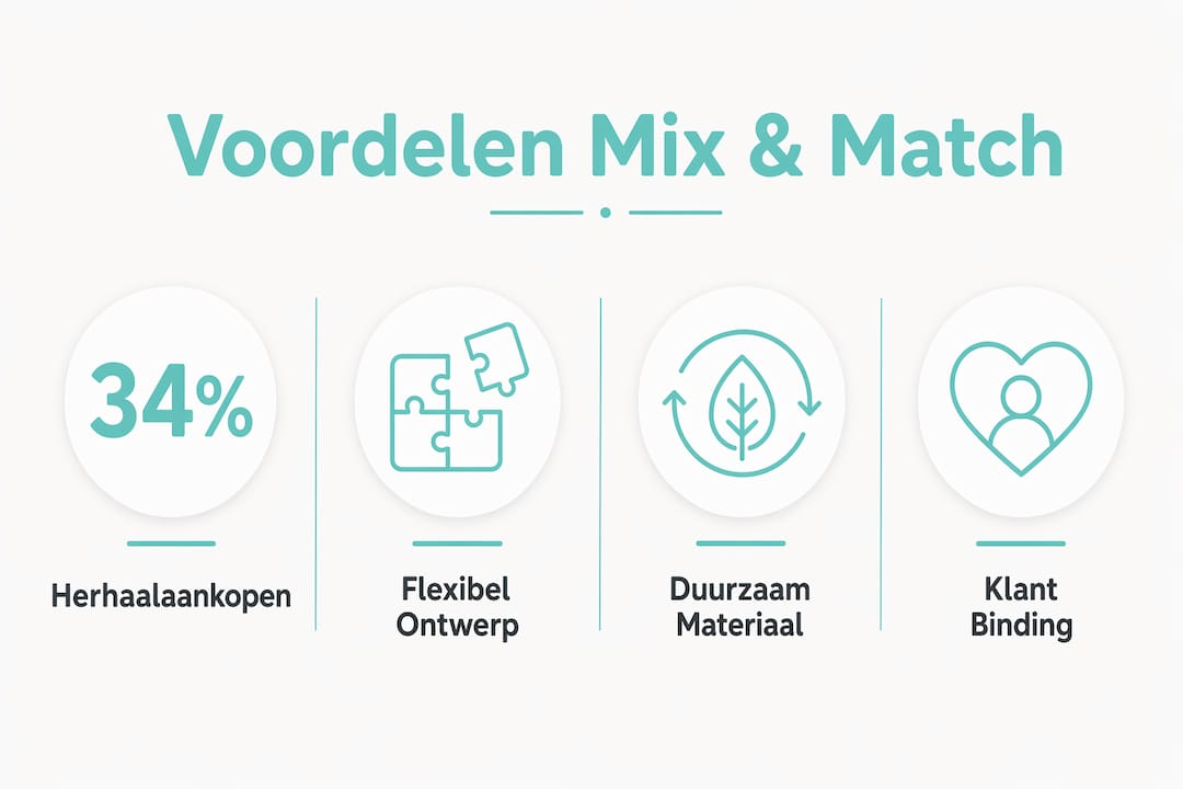 Overzicht: de pluspunten van mix & match verpakkingen op een rijtje