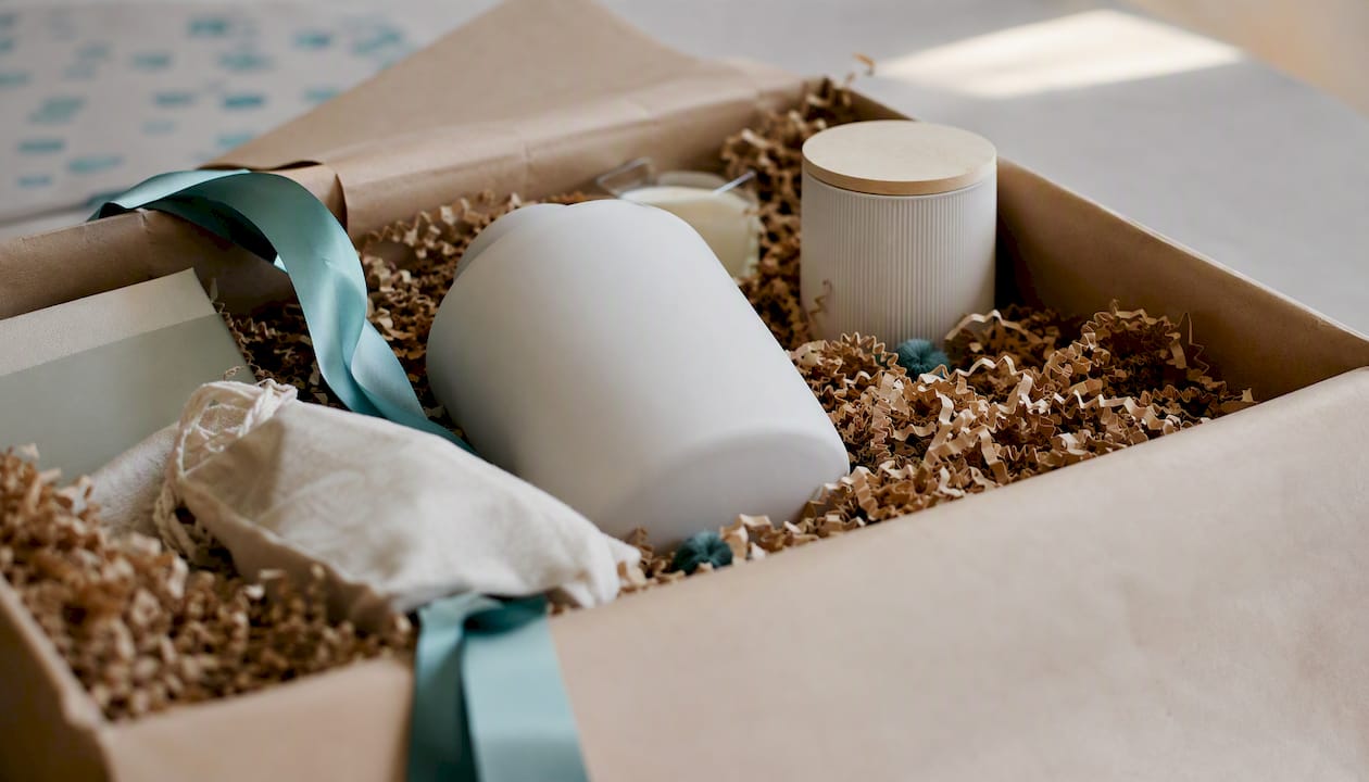 Een cadeaupakket samengesteld met producten die zorgen voor houvast en ondersteuning.
