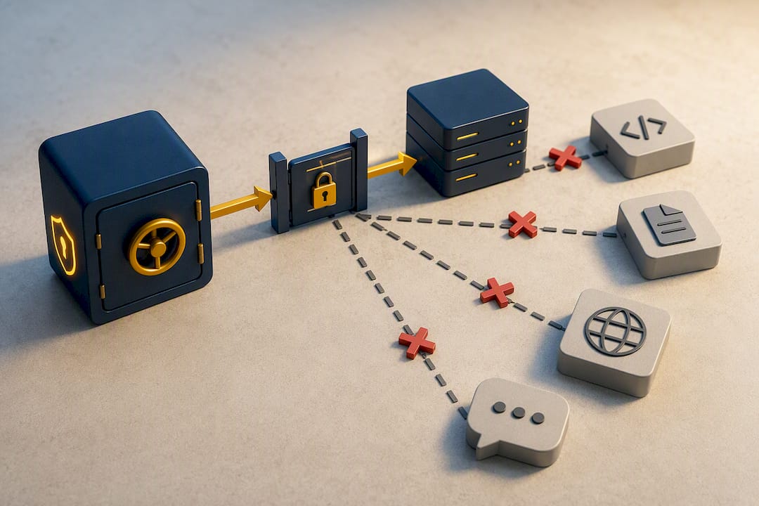Managed vault protecting API secrets