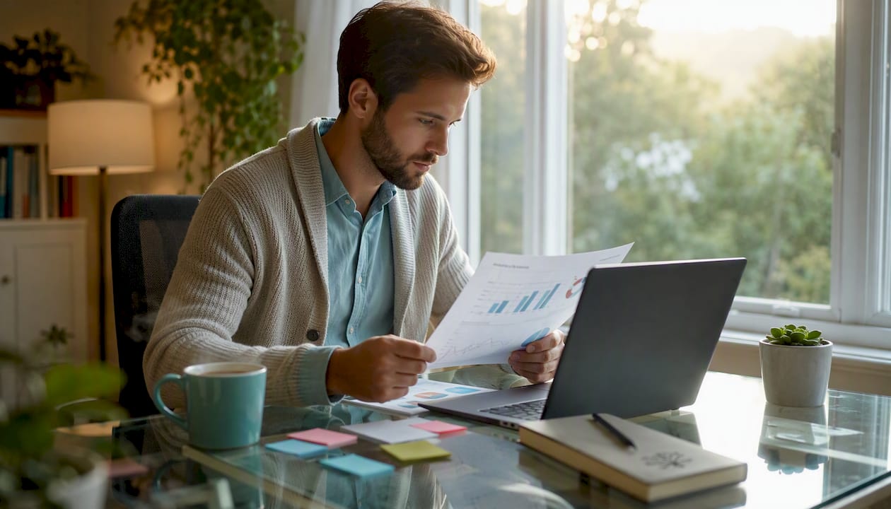 SEO analyst reviewing location rankings