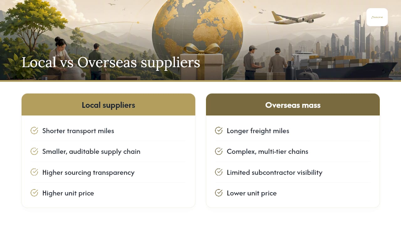How do local and small-scale suppliers cut your programme's footprint? — overview diagram