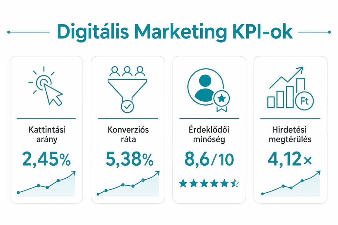 Infografika: Ezekre a kulcsmutatókra érdemes figyelni az ingatlanmarketingben