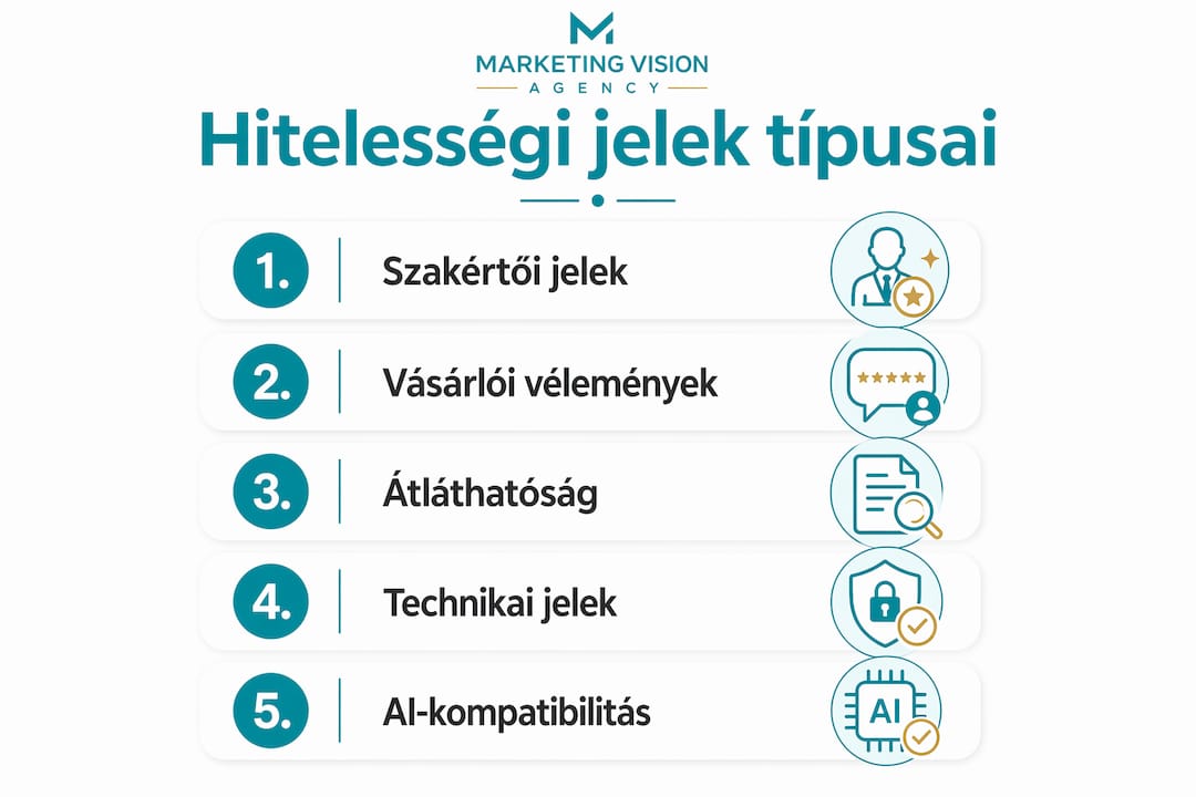 Infografika: Milyen hitelességi elemekkel erősíthetjük online marketingünket?