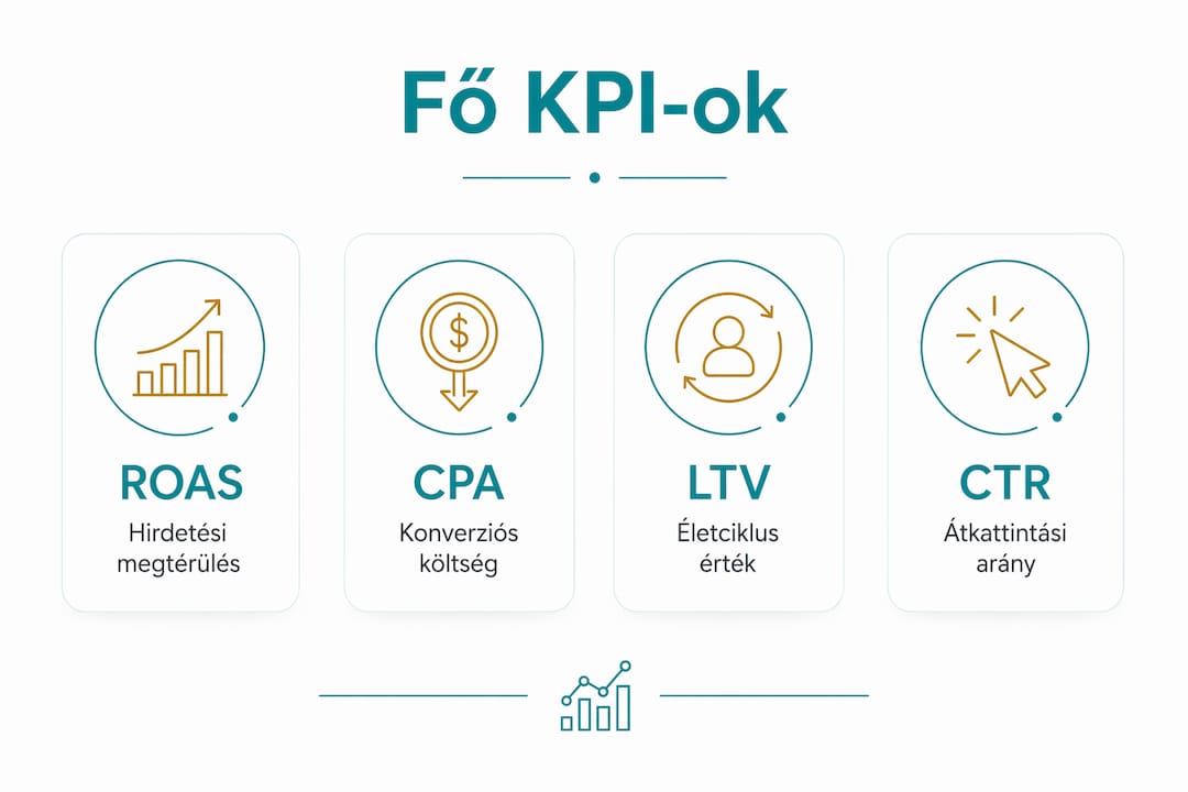 Infografika a legfontosabb marketing mutatókról
