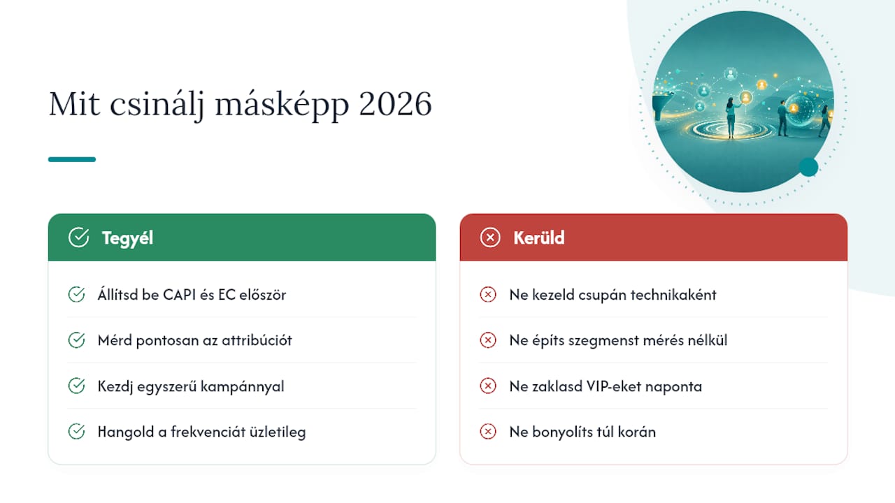 Szerkesztői vélemény: mit érdemes 2026-ban másképp csinálni — overview diagram