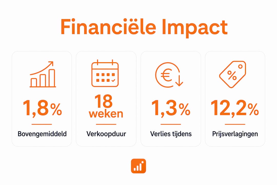 Infographic: Wat zijn de financiële gevolgen van huizen die boven de vraagprijs verkocht worden?