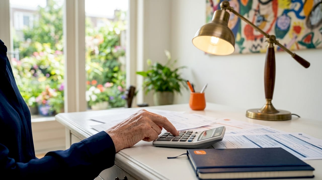 Met behulp van een calculator berekenen mensen eenvoudig de waarde van hun woning.