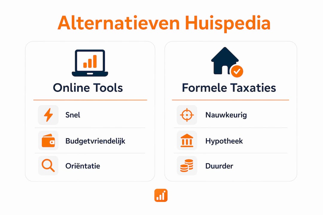 Infographic: Overzicht van verschillende methodes om de woningwaarde te bepalen