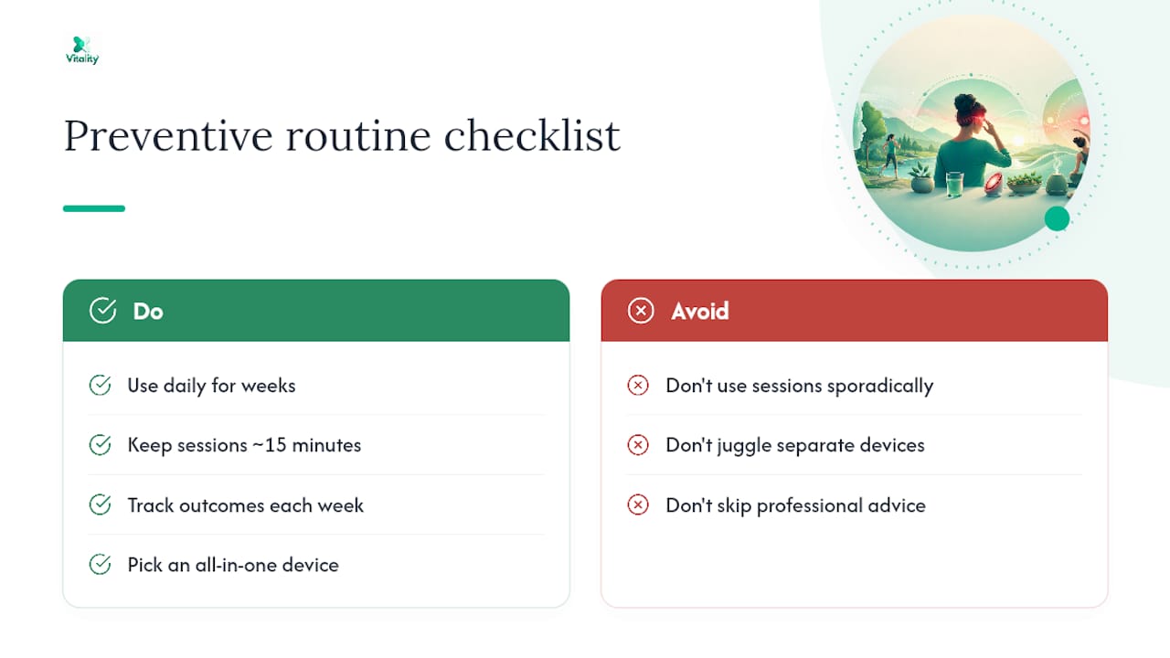 A Preventive Routine Built Around Consistency, Not Guesswork — overview diagram