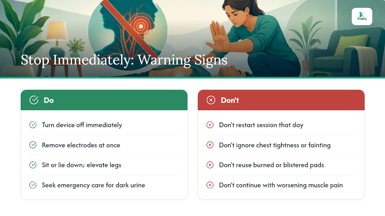 Warning Signs That Mean Stop Immediately — overview diagram