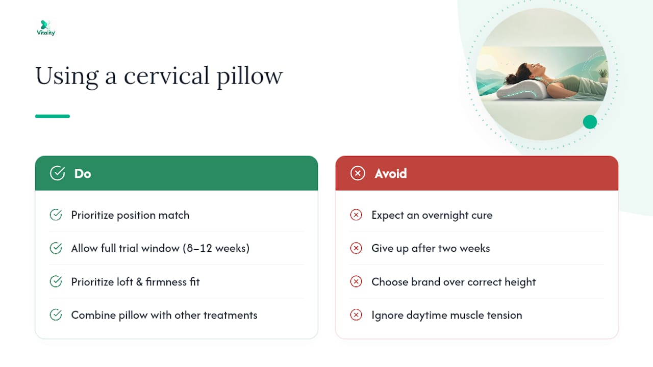 Why "Just Get a Cervical Pillow" Is Incomplete Advice — overview diagram