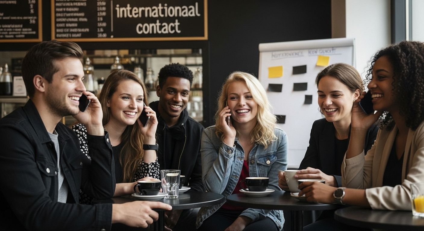 internationaal contact vrienden