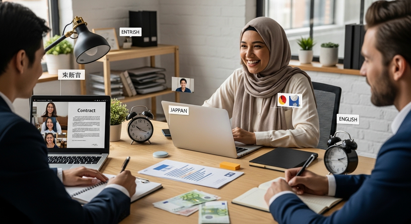 zakelijk internationaal bellen kantoor