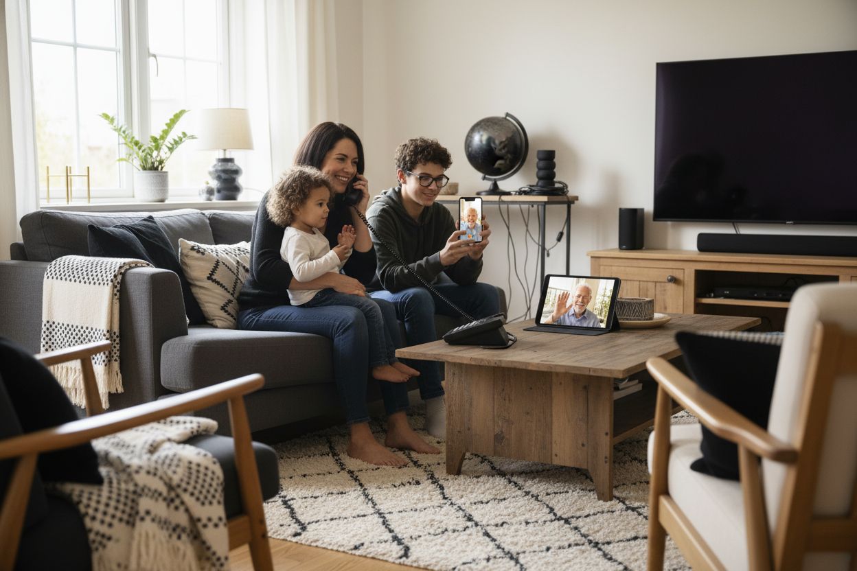 internationale communicatie familie