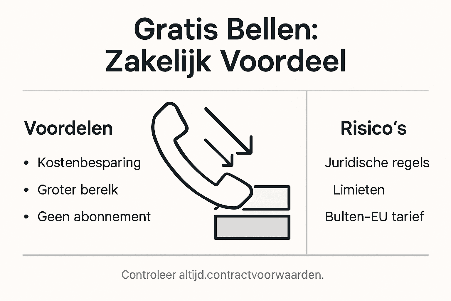 Infographic: De zakelijke voordelen van kosteloos bellen