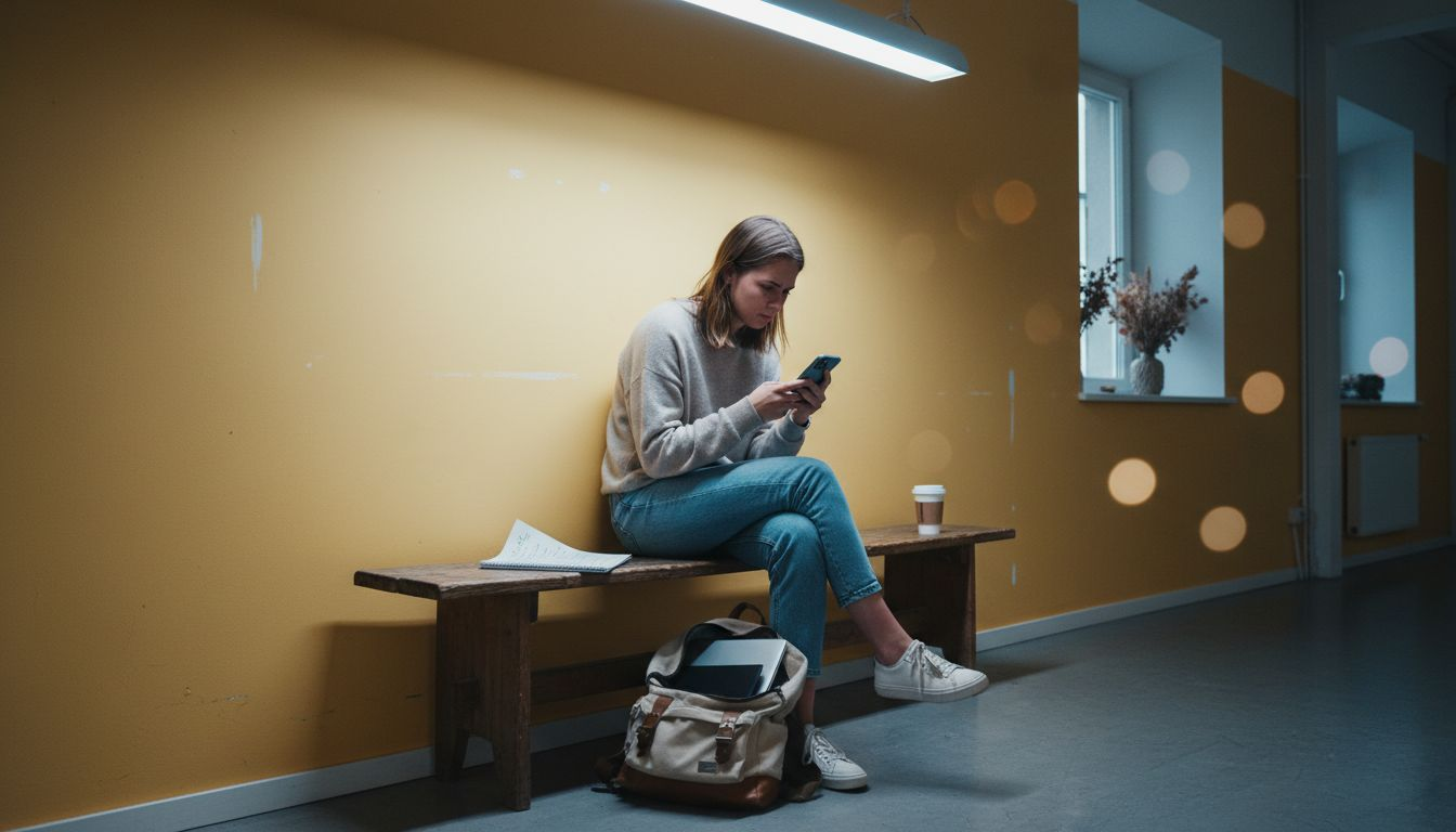 Vrouw zoekt uit hoe ze haar telefoonnummer kan afschermen