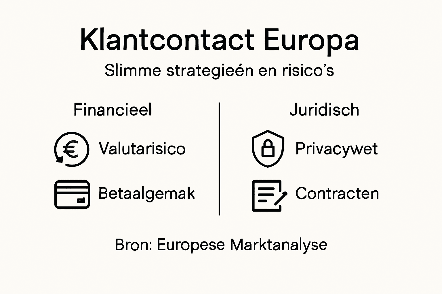 Visuele weergave van klantcontact op financieel en juridisch gebied