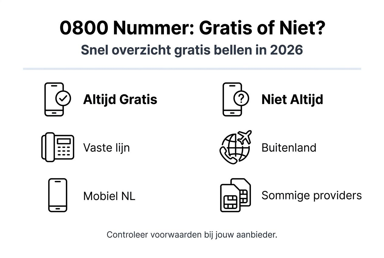 Infographic: Een compleet overzicht van gratis te bellen 0800-nummers
