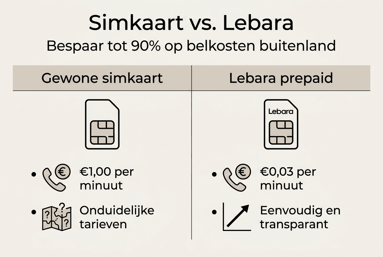 Overzicht: internationale simkaart prijzen in beeld