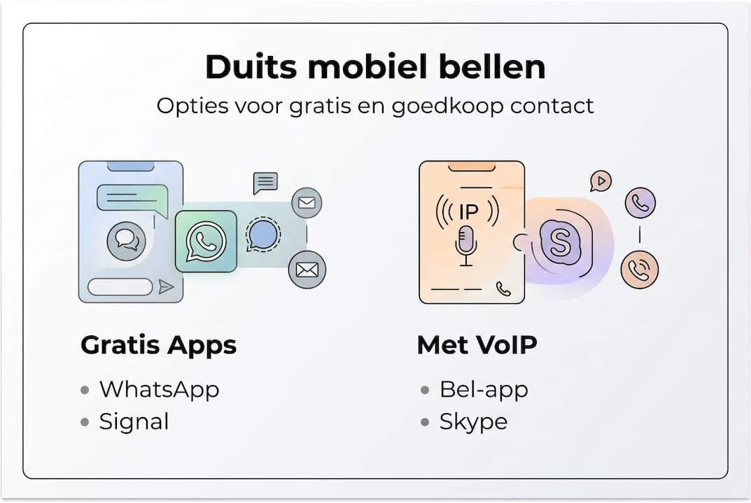Overzicht: welke mogelijkheden heb je om naar Duitsland te bellen?
