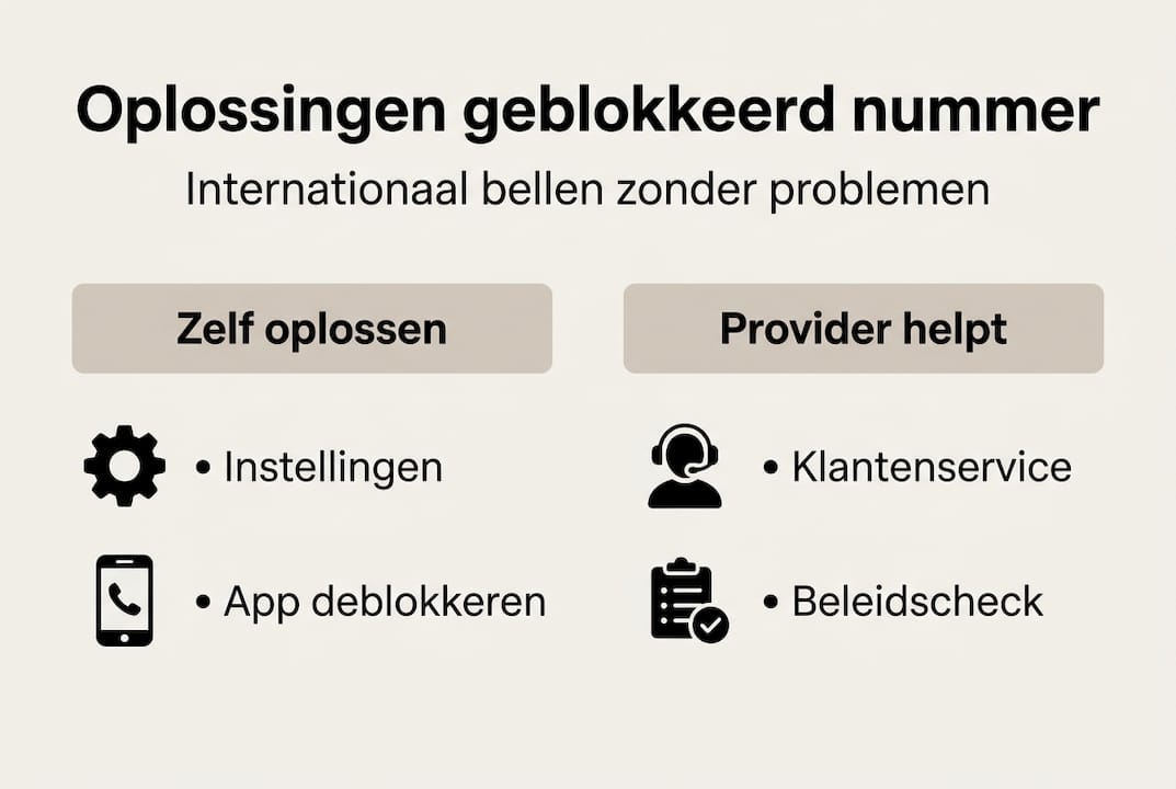 Infographic: praktische tips om internationaal geblokkeerde telefoonnummers te omzeilen