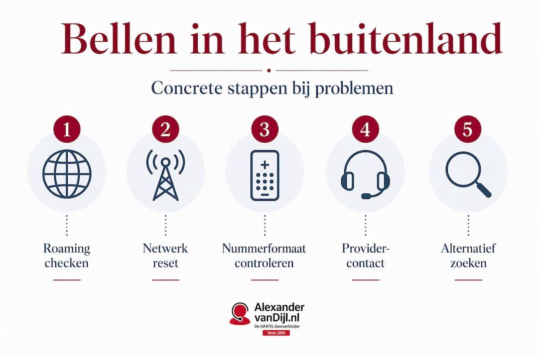 Infographic: Zo bel je makkelijk vanuit het buitenland – een handig stappenplan