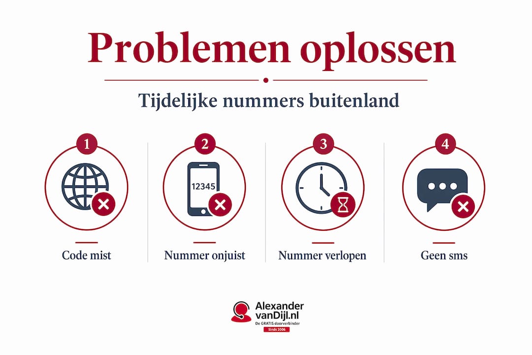 Overzicht: Stapsgewijze aanpak voor het oplossen van problemen met tijdelijke nummers