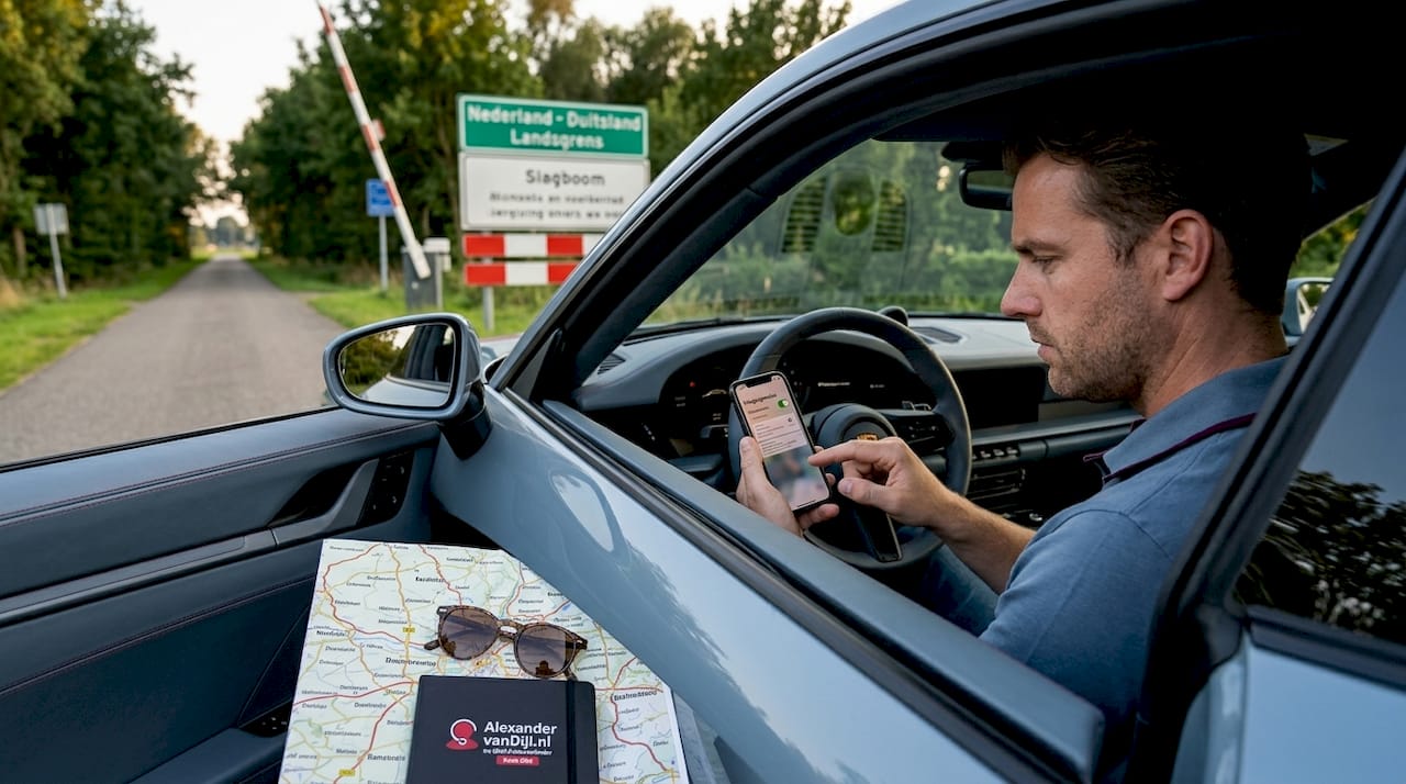 Man zet zijn telefoon op vliegtuigstand zodra hij de grens overgaat