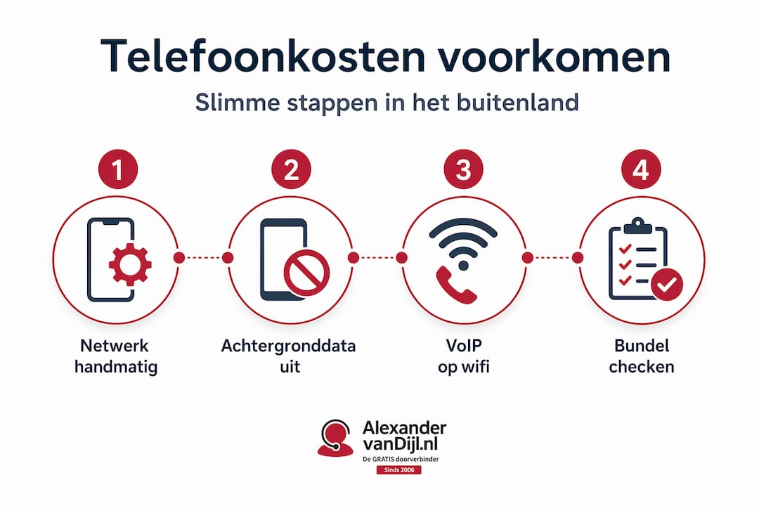 Overzicht: handige tips om hoge telefoonkosten tijdens je vakantie te voorkomen