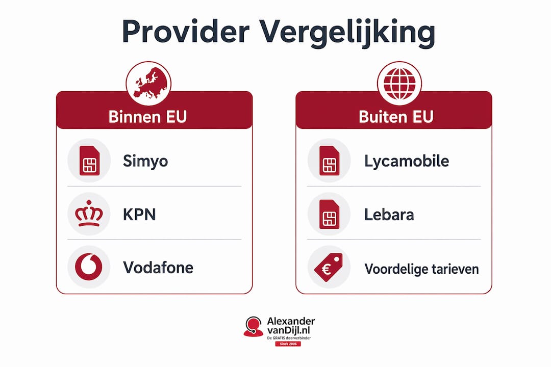 Overzicht: de verschillen tussen prepaid aanbieders in beeld