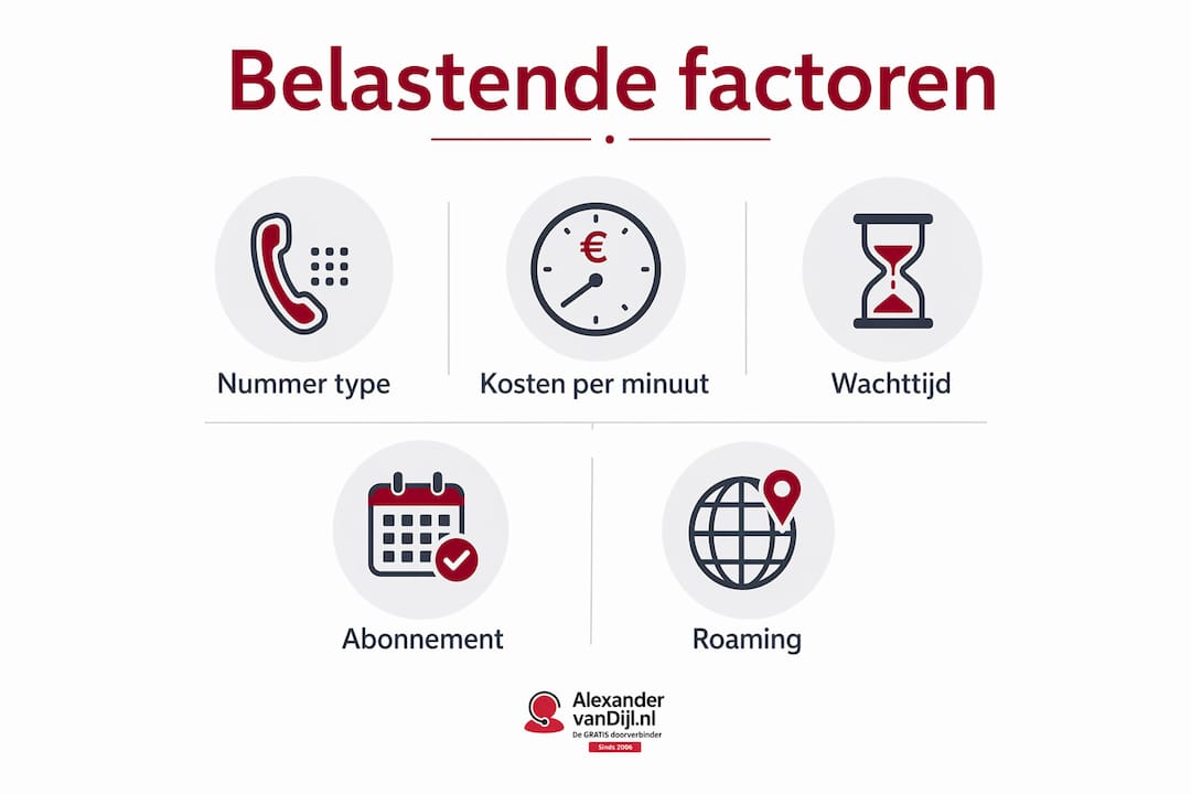 Infographic: vijf belangrijke factoren die invloed hebben op de kosten van bellen