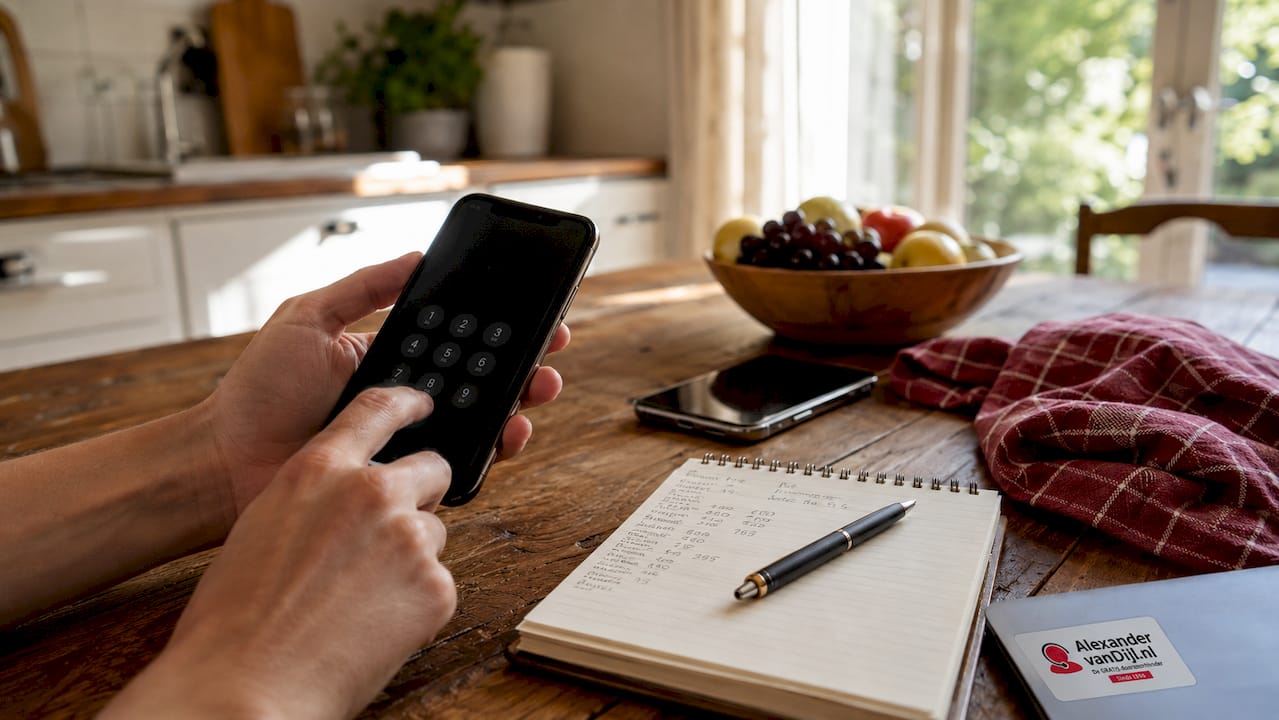 Doorschakelcode invoeren op je smartphone